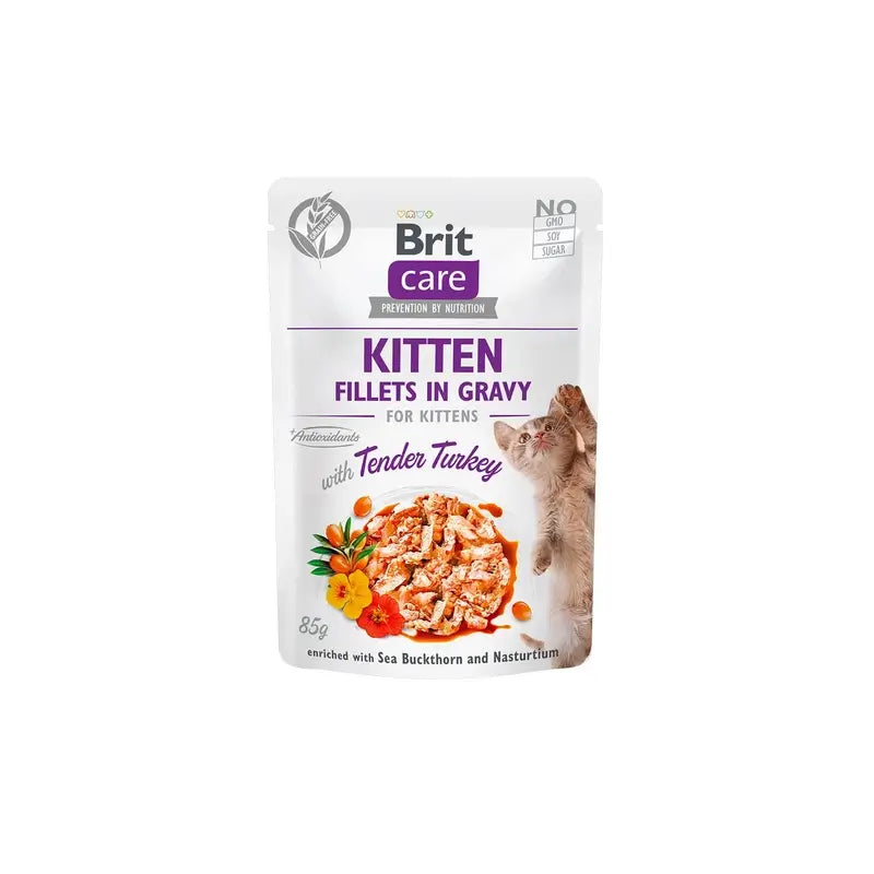 Brit Care Cat Kitten Tacchino in bustina 24x85 grammi