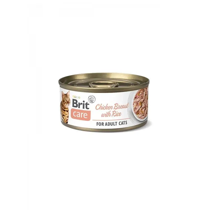 Brit Care Cat Petto di pollo con riso 24X70Gr per gatti