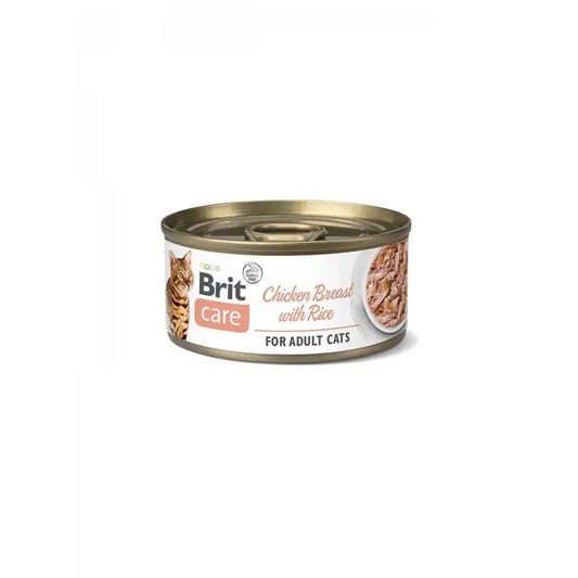 Brit Care Cat Petto di pollo con riso 24X70Gr per gatti