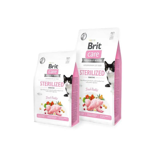 Brit Care Cat Sterilised Sensitive 2Kg per gatti