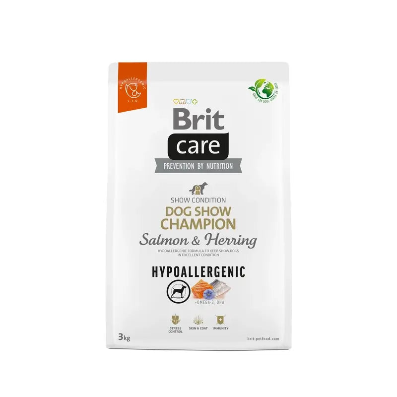 Brit Care Dog Hypo Show Champion al salmone 12 chili