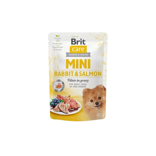 Brit Care Dog Mini Cone al salmone, bustine da 24 x 85 grammi