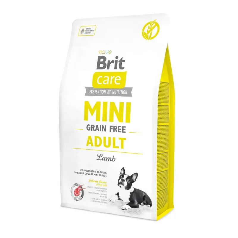 Brit Care Dog Mini Grain Free Adult Agnello 2 chili