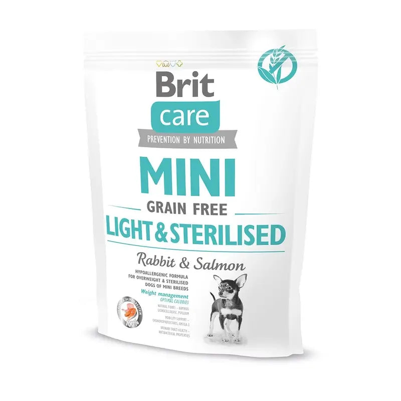 Brit Care Dog Mini Grain Free Light Sterilized 400 grammi
