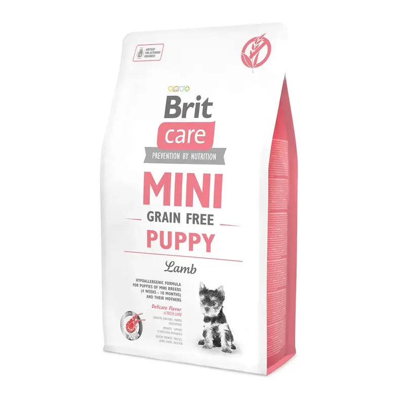 Brit Care Dog Mini Grain Free Puppy Agnello 2 chili