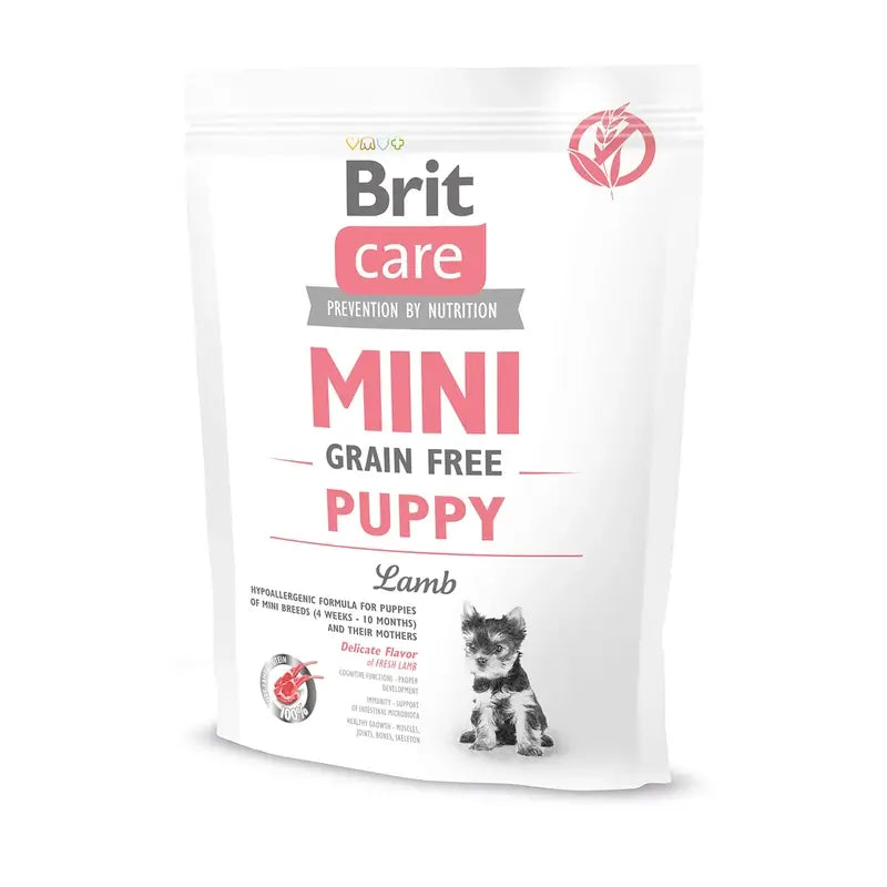 Brit Care Dog Mini Grain Free Puppy Agnello 400 grammi