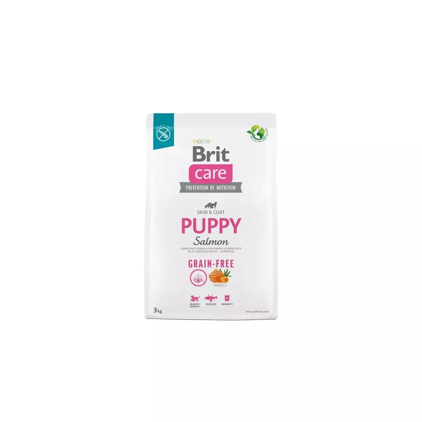 Brit Care Dog Puppy Grain Free Salmon 3Kg per cani