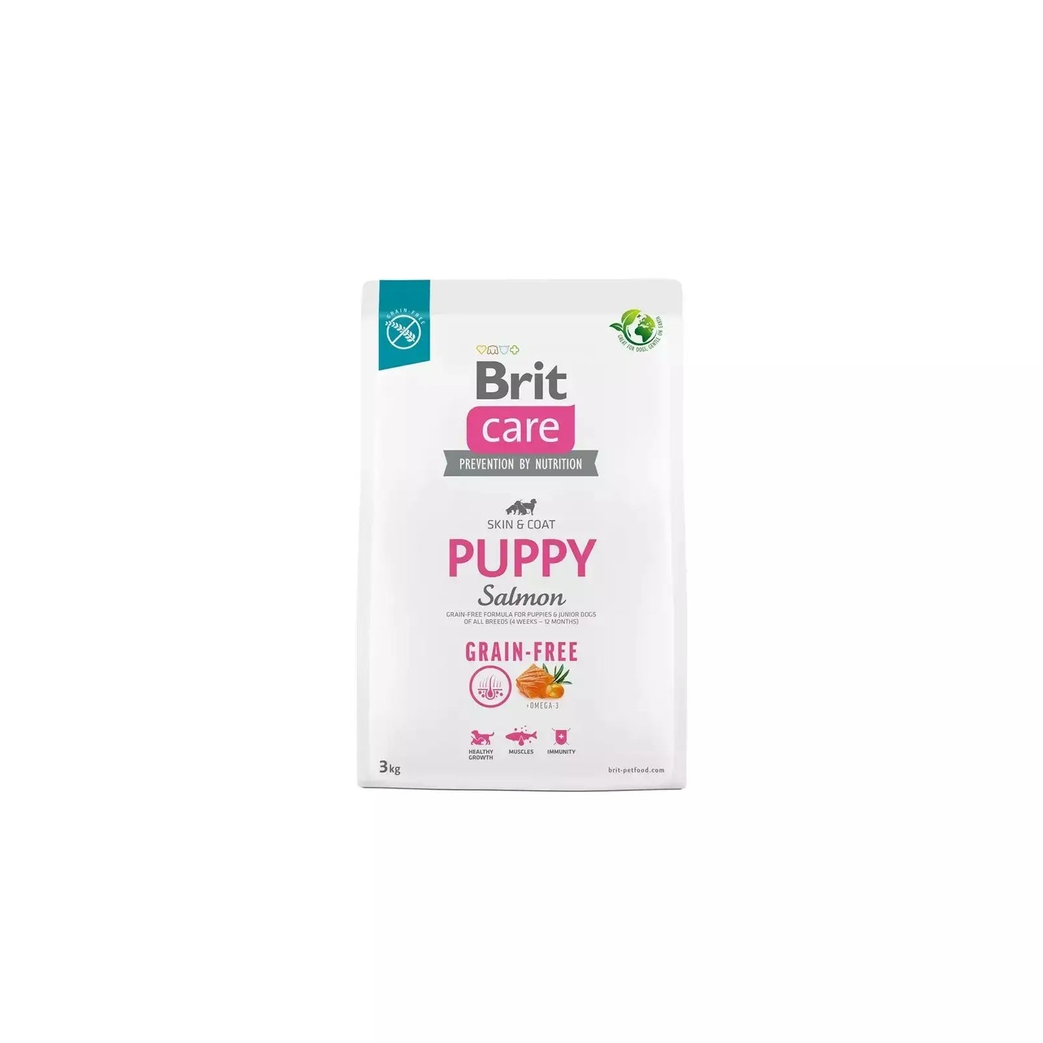 Brit Care Dog Puppy Grain Free Salmon 3Kg per cani