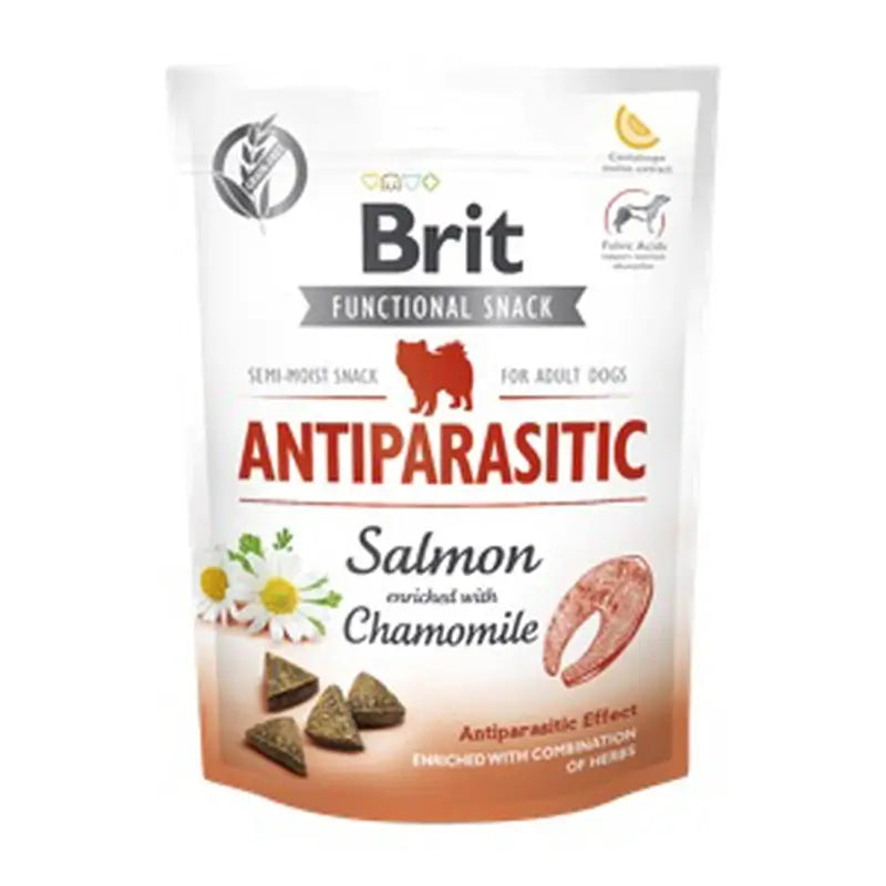 Brit Care Snack antiparassitario per cani al salmone 10x150 g
