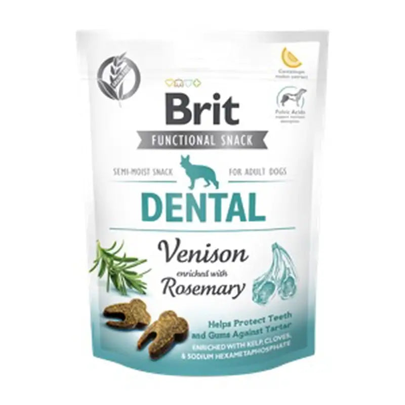 Brit Care Snack dentale per cani al cervo 10x150 g