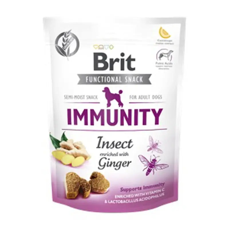 Brit Care Snack per cani Immunity Insetti 10x150 g