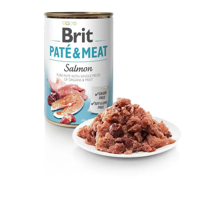 Brit Dog Paté al salmone 6x400 grammi