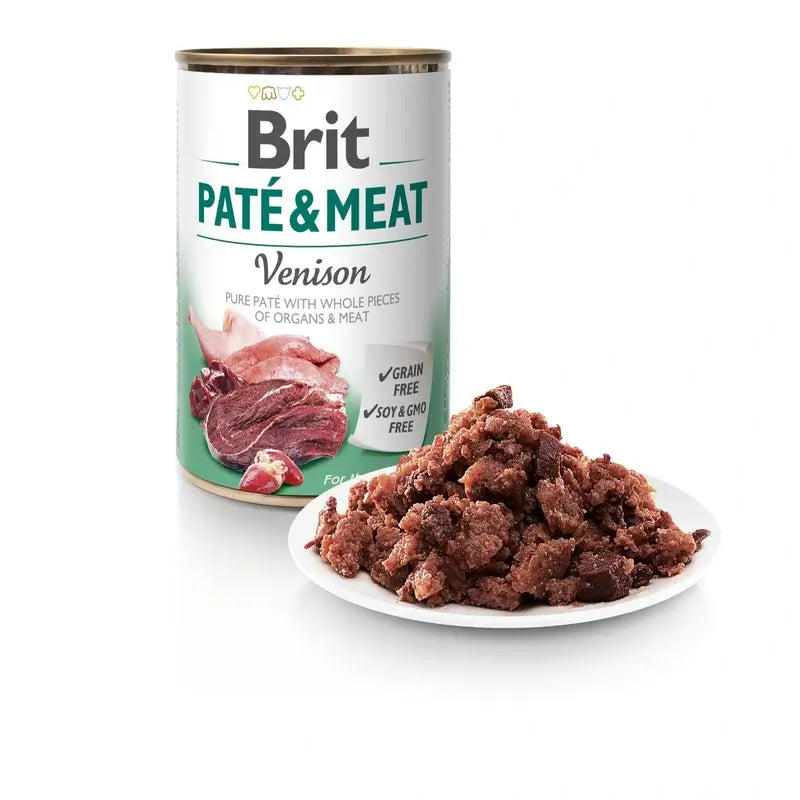 Brit Dog Paté di carne di cervo 6x400 grammi