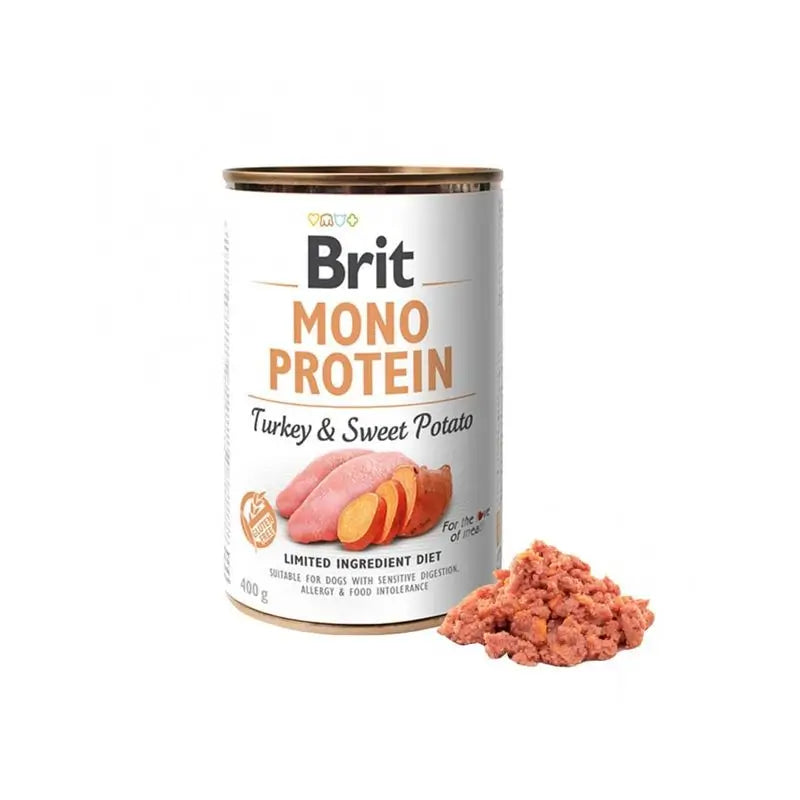 Brit Mono Protein Turkey 6X400Gr per cani