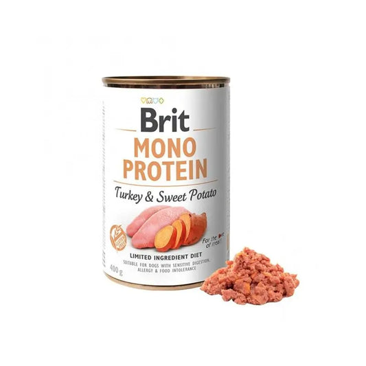 Brit Mono Protein Turkey 6X400Gr per cani