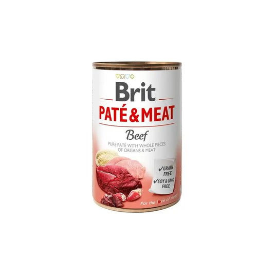 Brit Paté di carne di manzo 6X400Gr per cani