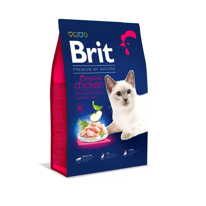 Brit Premium By Nature Cat Sterilised Pollo 8 kg