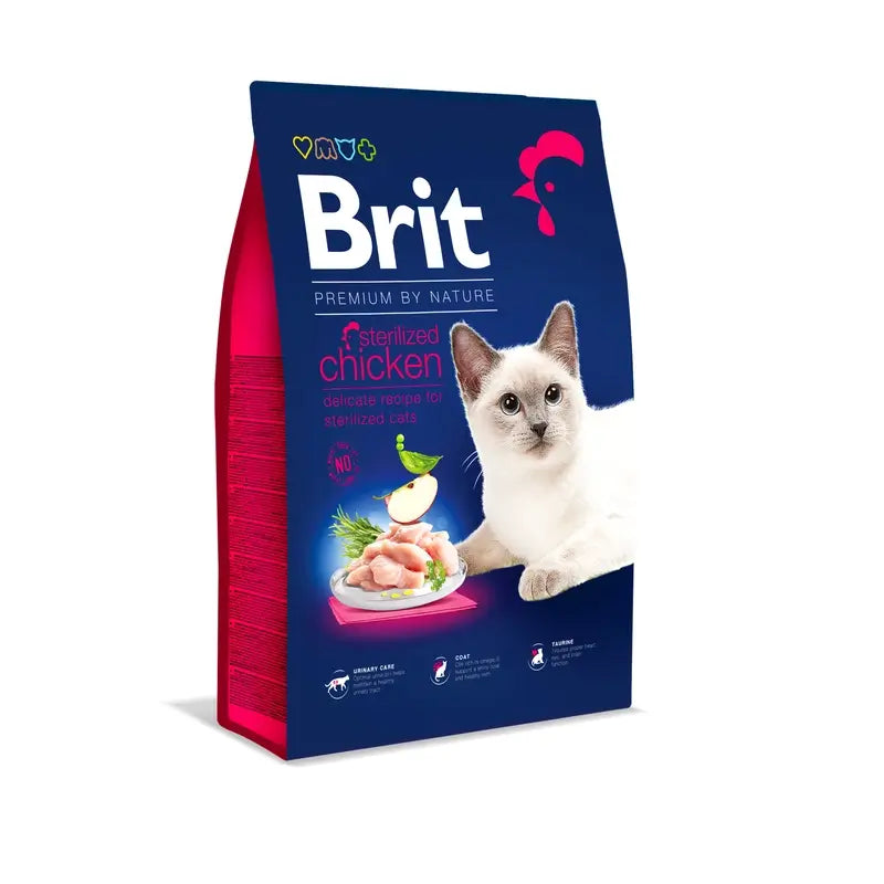 Brit Premium By Nature Cat Sterilised Pollo 8 kg