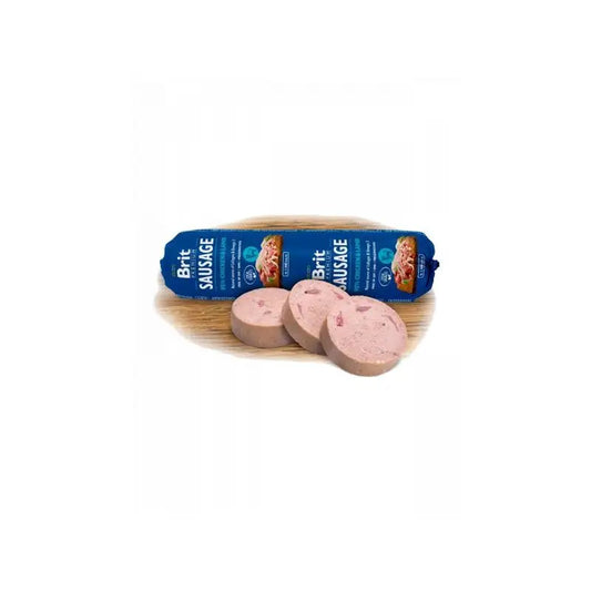 Salsiccia Brit con pollo e agnello 12X800Gr per cani