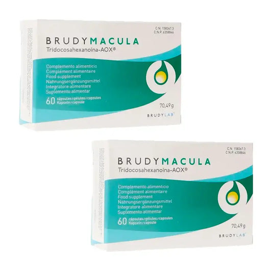 Brudy Macula, Confezione 2 x 60 Capsule