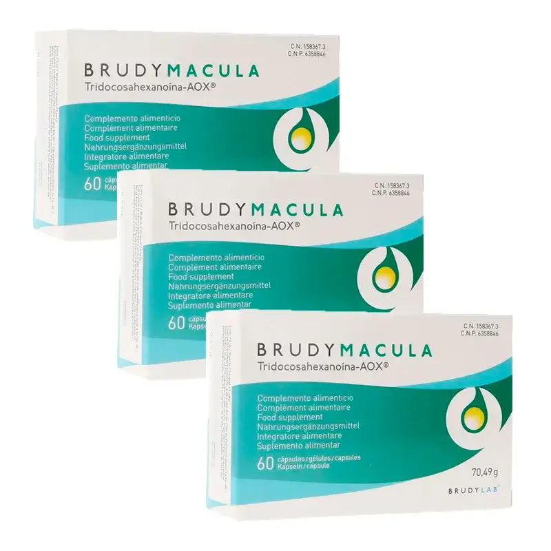 Brudy Macula, Confezione 3 x 60 Capsule