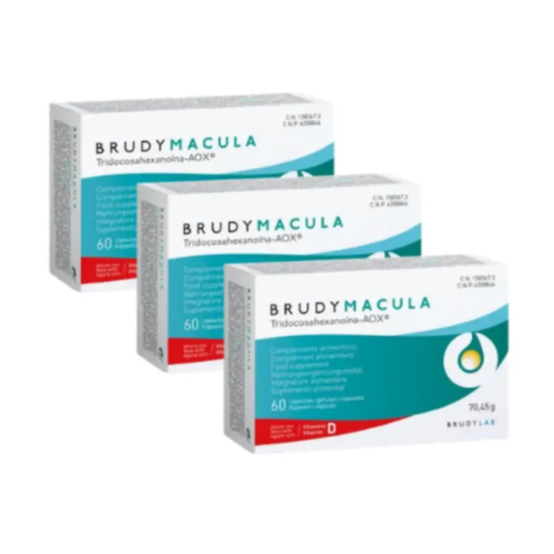 Brudy Macula, Confezione 3 x 60 Capsule
