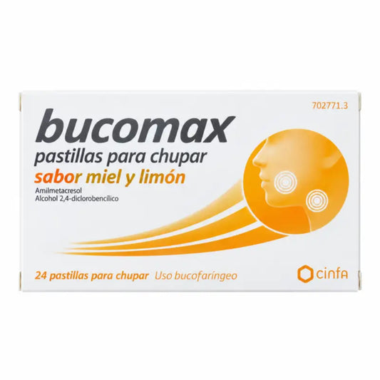 Bucomax Miele e Limone 24 pastiglie