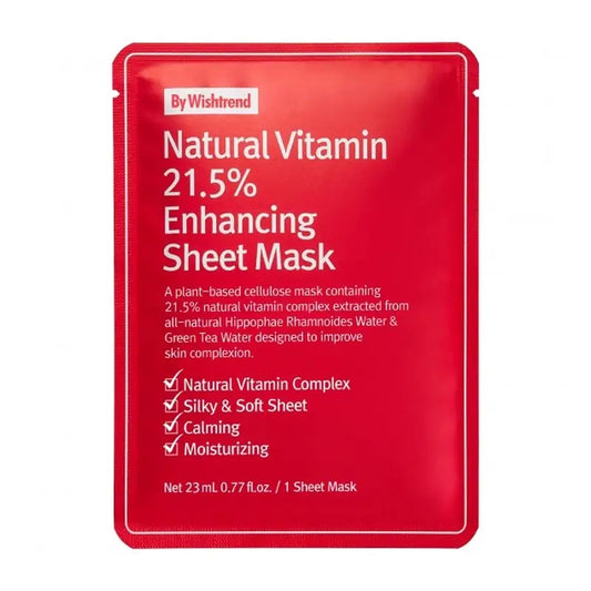 Wishtrend Natural Vitamin 21.5% Enhancing Sheet Mask , 23 ml