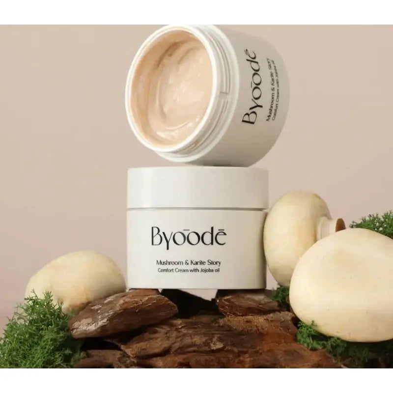 Byoode Funghi e Burro di Karité Story Crema Idratante Ultra-Nutriente, 50 ml