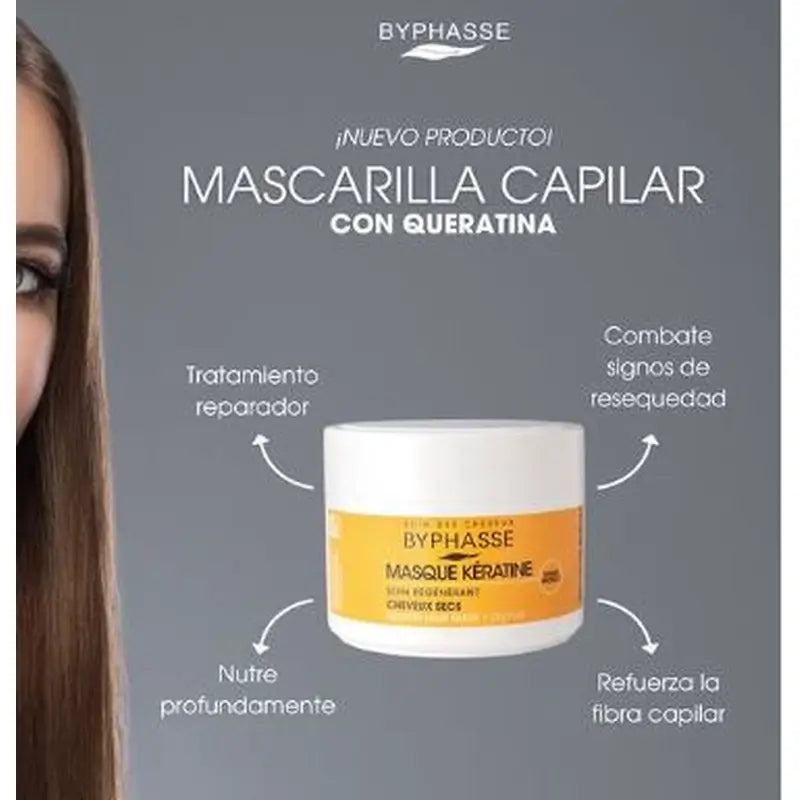 Byphasse Capillary Keratin Capelli secchi, 250 ml