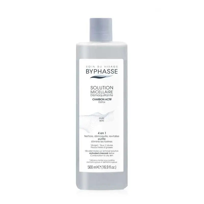 Byphasse Soluzione micellare struccante con carbone attivo, 500 ml