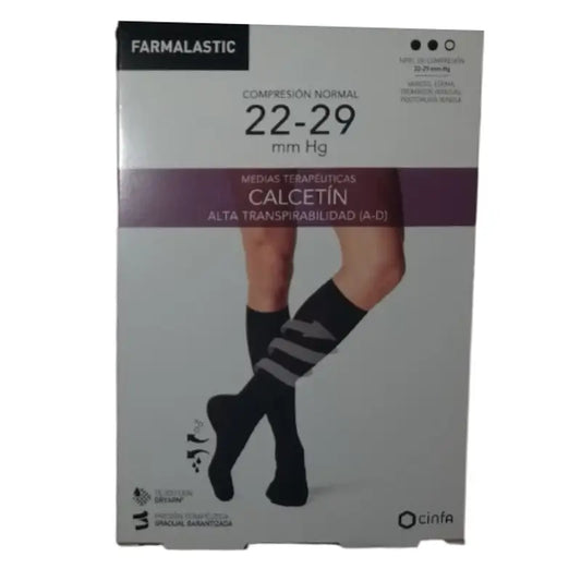 Farmalastic Calze a compressione normale a compressione antibatterica