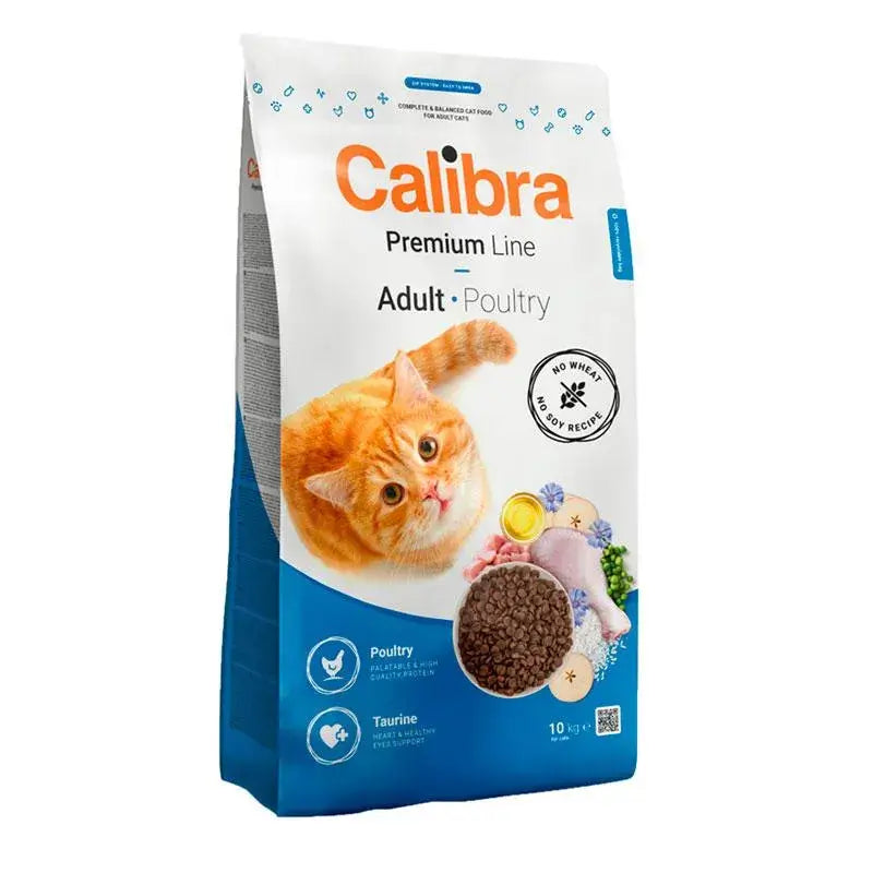 Calibra Calibra Cat Premium per gatti adulti – Carne di pollame – 10 kg