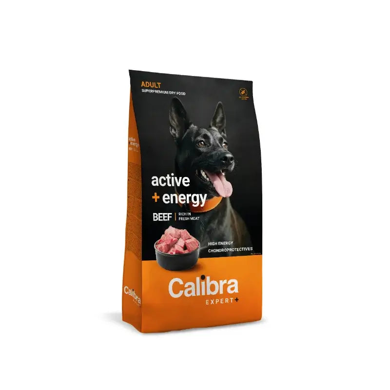 Calibra Dog Expert+ Adult Active & Energy Manzo 750G