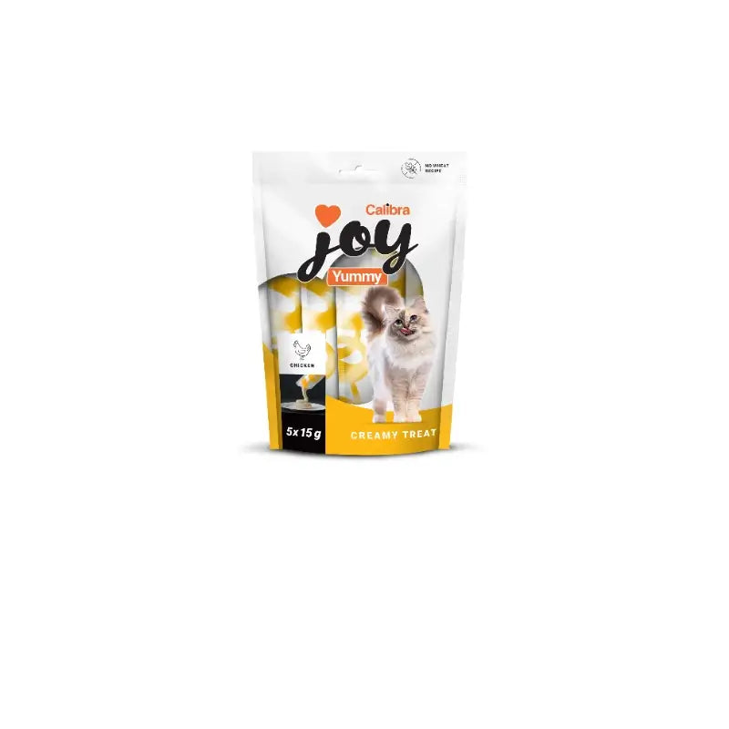 Calibra Joy Cat Yummy Pollo Treat, 15 x 75 g