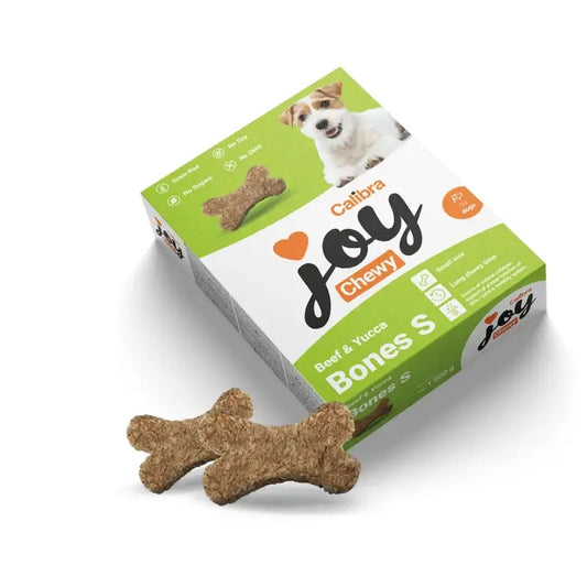 Calibra Joy Dog Chewy Bone S Beef & Yucca, 40 unità X 1000 Gr