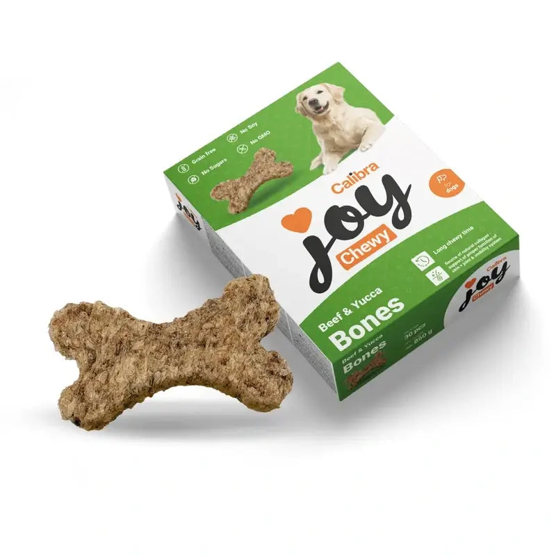 Calibra Joy Dog Chewy Beef Bone & Yucca, 30 pz. x 850 gr.