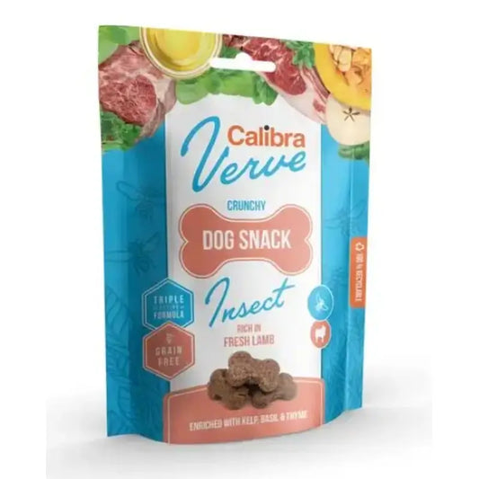 Calibra Dogs Verve Snack croccante Insetti e Agnello Fres 150G