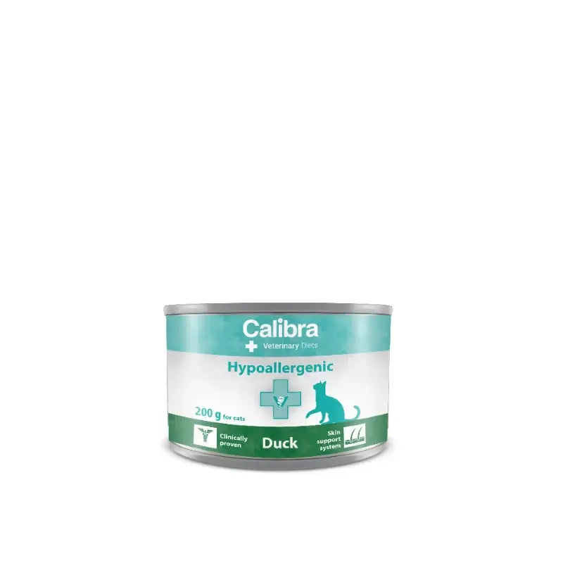 Calibra Vet Diet Cat Hypoallergenic Duck Cibo umido 6X200Gr