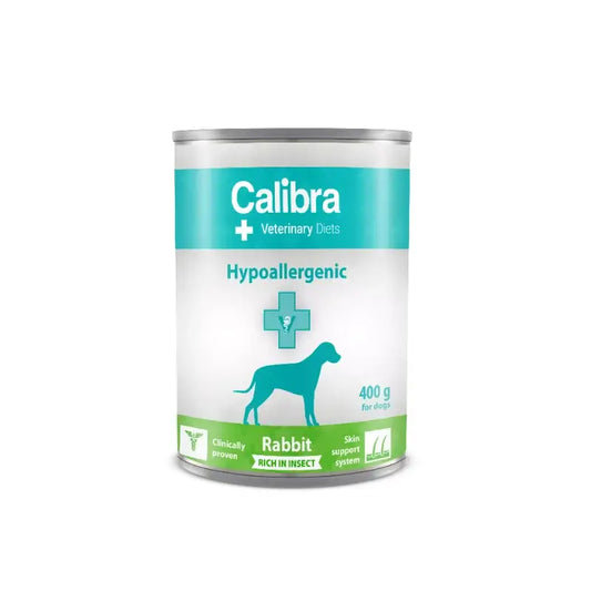 Calibra Vet Diet Dog Hypoallergenic Rabbit Insects Cibo umido 6X400Gr