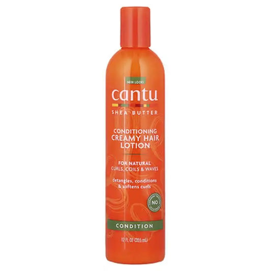 Cantu Burro di Karité Balsamo Naturale per Capelli Lozione Cremosa per Capelli 355Ml