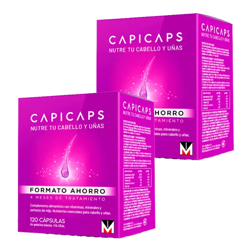Capicaps Duplo capelli e unghie, 2 x 120 capsule