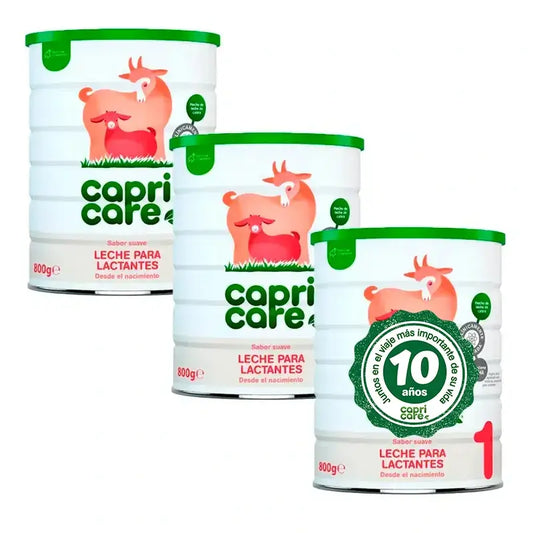 Capricare 1 Latte per lattanti, Confezione 3 X 800 Gr