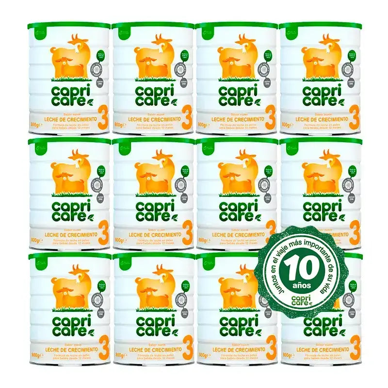Capricare 3 Latte di crescita, Confezione 12 X 800 Gr