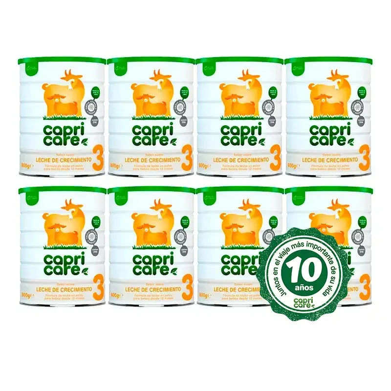 Capricare 3 Latte Crescita, Confezione 8 X 800 Gr