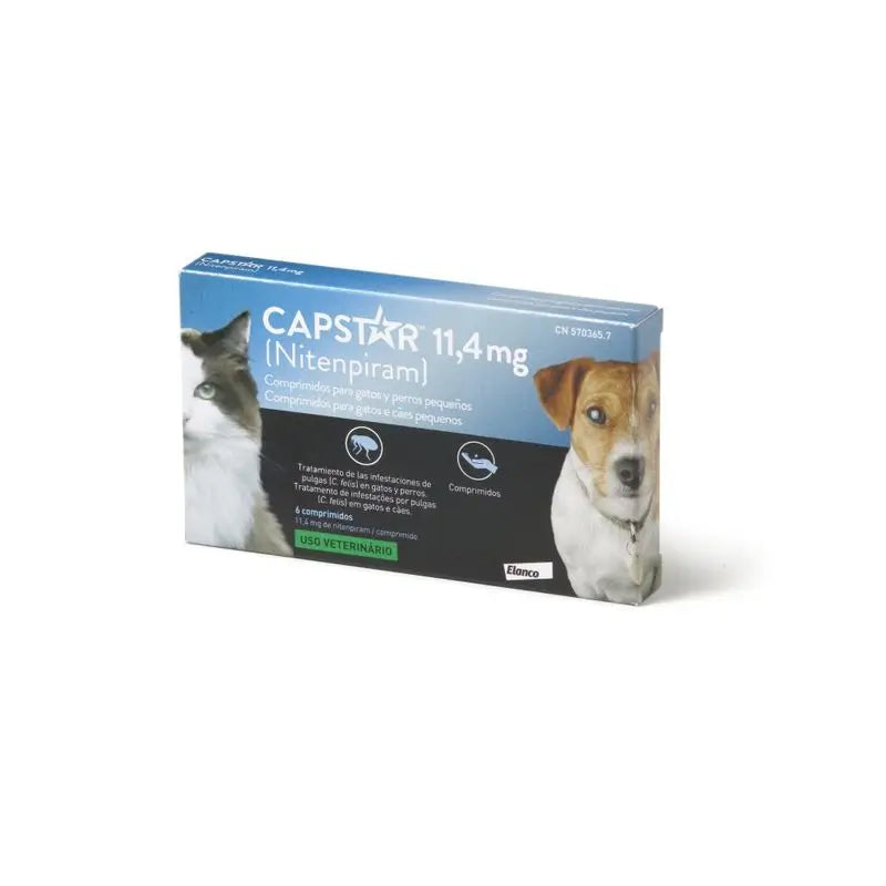 Capstar 11,45Mg Cane e gatto 1-11Kg , 6 compresse