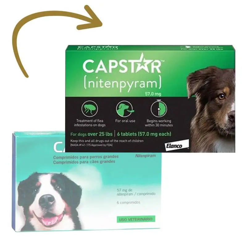 Capstar 57 Mg Dog 11-60Kg, 6 Tablets