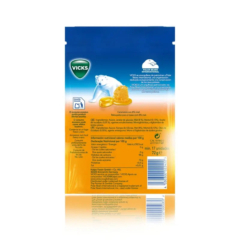 Vicks Caramelle al miele 72 gr