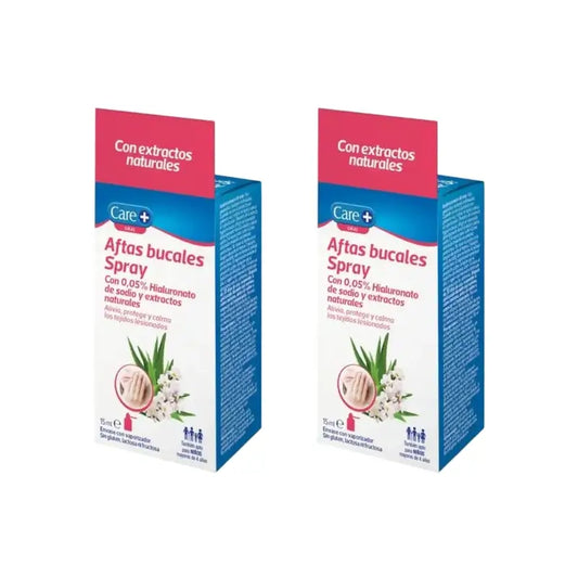Care+ Aftas Spray orale, 2X15 Ml