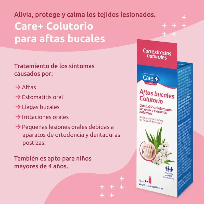 Care+ Aftas Collutorio, 120 ml